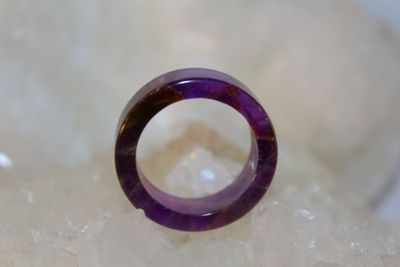 ANILLO DE CUARZO AMATISTA
