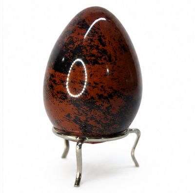 HUEVO OBSIDIANA MARRON