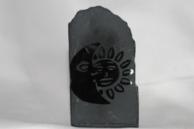 GRABADO LUNA SOL EN OBSIDIANA