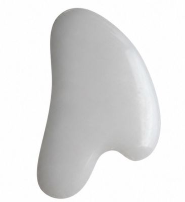 GUA-SHA MASAJEADOR FACIAL CUARZO BLANCO