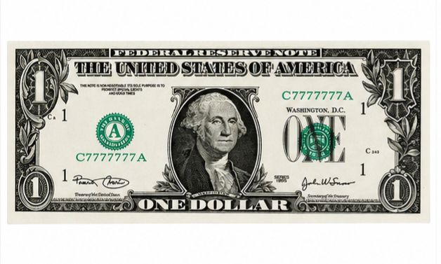 BILLETES DE UN DOLAR