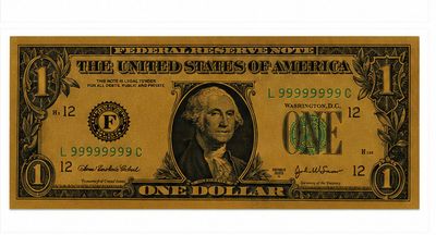 BILLETE DE UN DOLAR