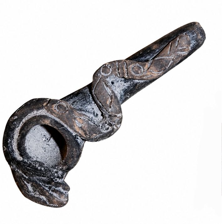 PIPA DE BARRO SERPIENTE