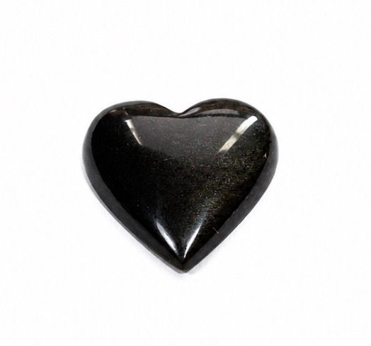 CORAZON DE OBSIDIANA DORADA
