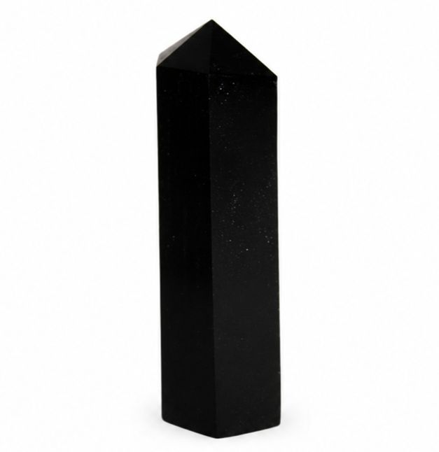 PUNTA OBSIDIANA PLATEADA 6.5cm