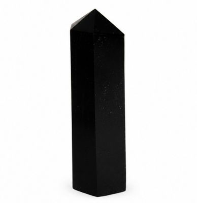 PUNTA OBSIDIANA PLATEADA 6.5cm