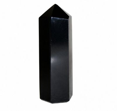 PUNTA OBSIDIANA NEGRA 6.5cm
