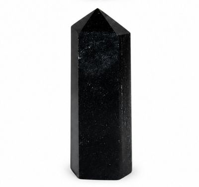 PUNTA OBSIDIANA PLATEADA 6cm