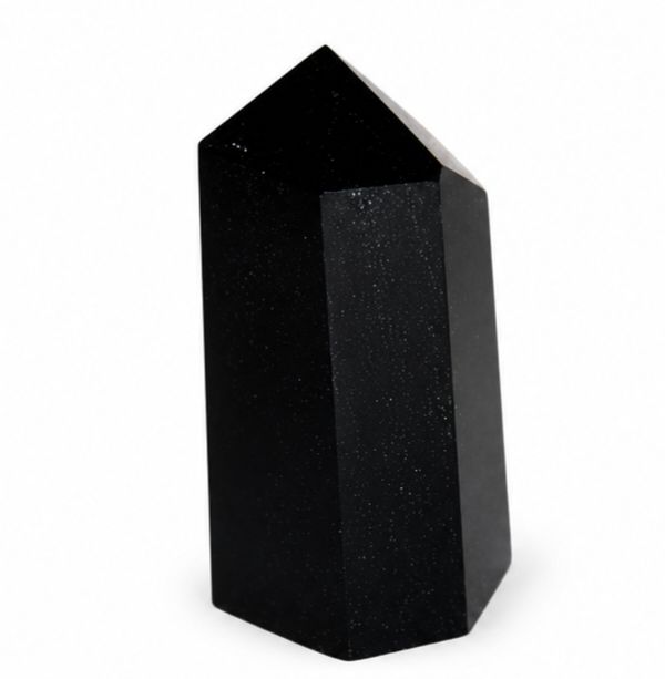 PUNTA OBSIDIANA PLATEADA 5cm