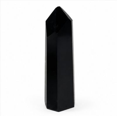 PUNTA OBSIDIANA PLATEADA 6.5cm