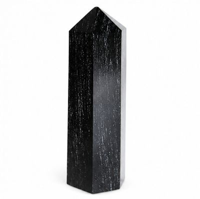 PUNTA OBSIDIANA PLATEADA 6.5cm