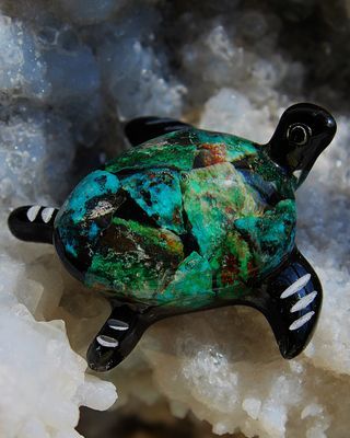 TORTUGA CON CRISOCOLA