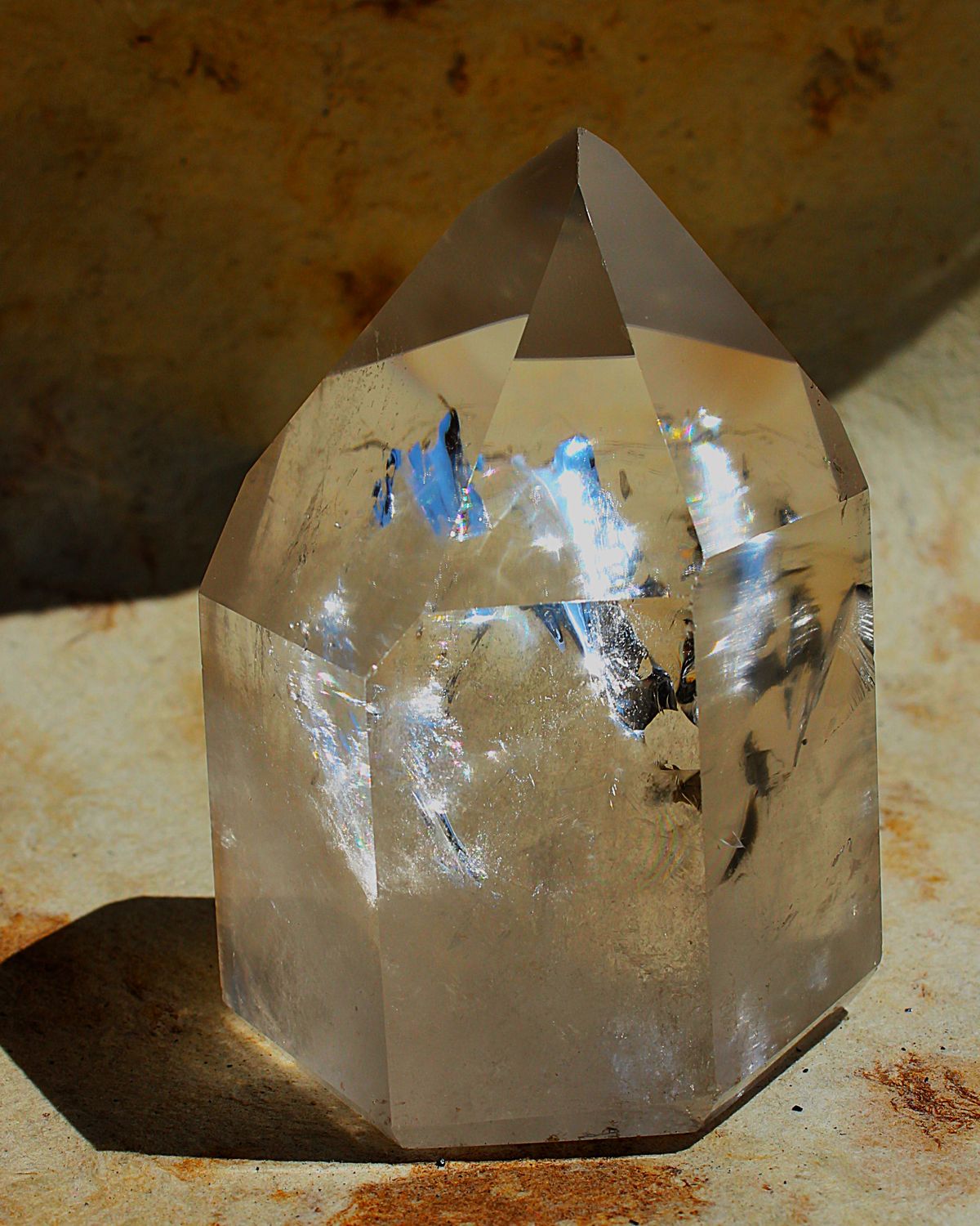 PUNTA CUARZO CRISTAL 8cm