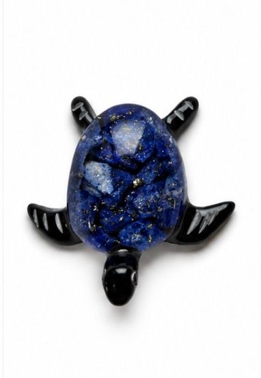 TORTUGA CON LAPIS LAZULI