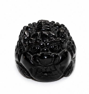 LEON CHINO DE OBSIDIANA 3cm