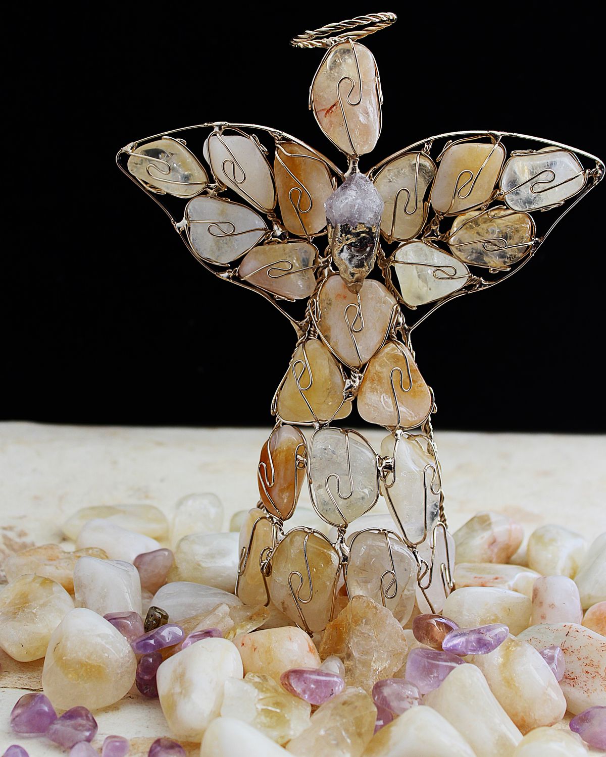 ANGEL DE CITRINO 18cm