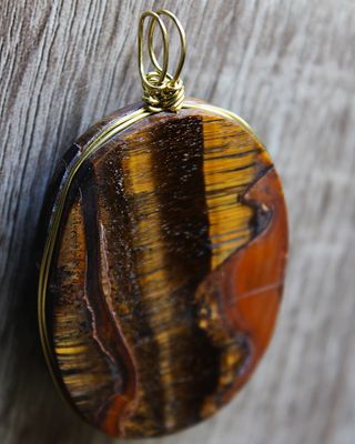 DIJE OJO DE TIGRE 6cm