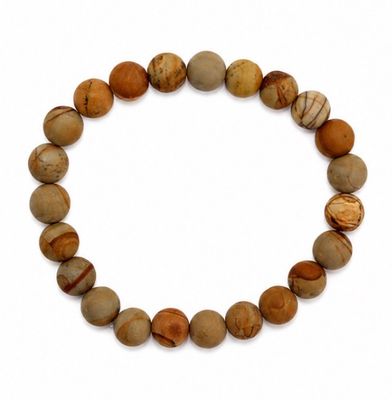 PULSERA DE JASPE MADERA