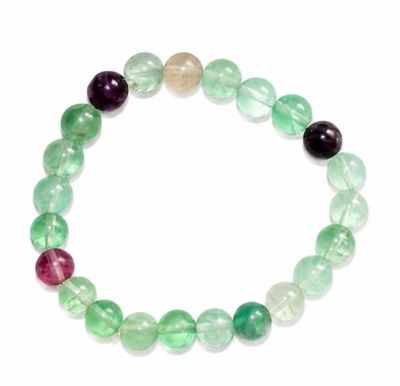 PULSERA DE FLUORITA