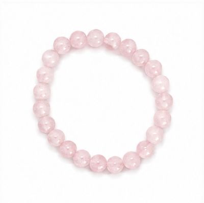 PULSERA DE CUARZO ROSA