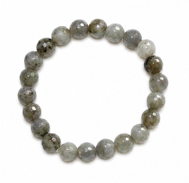 PULSERA DE LABRADORITA FASETEADA