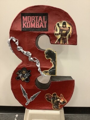 Number piñatas/ piñatas de numeros