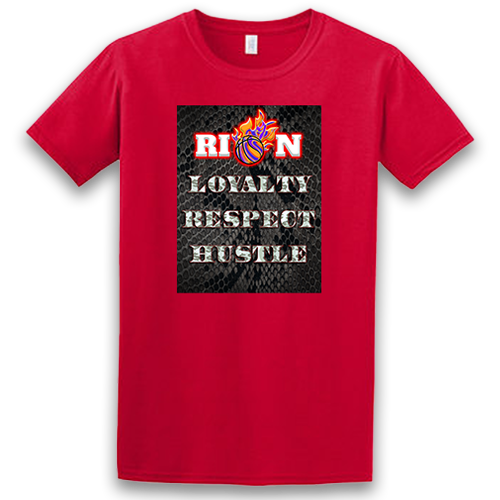 T-Shirt: Loyalty Respect Hustle (Red)