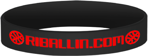 Wrist Band: Red &amp; Black (2 Pack)