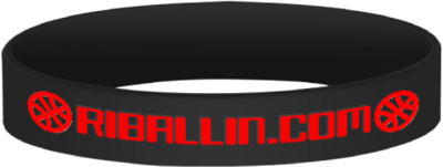 Wrist Band: Red &amp; Black (2 Pack)