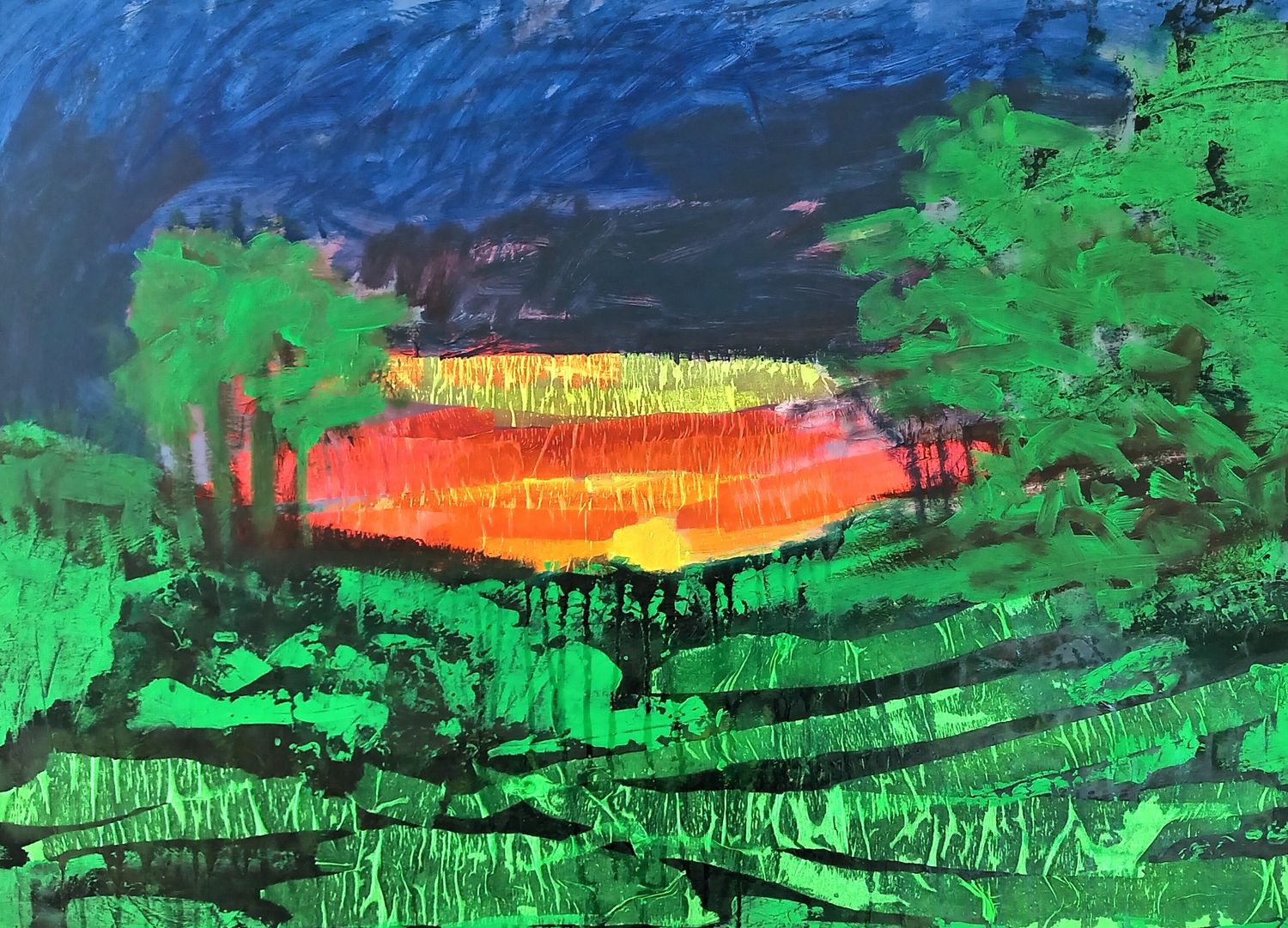 Sunrise, countryside walk, Derry