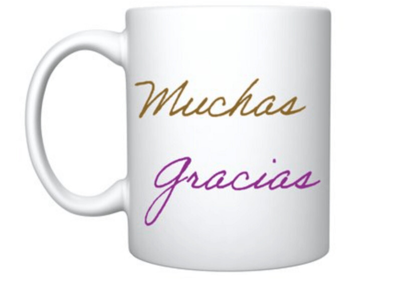 Taza Molona " Muchas gracias"