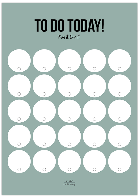 To do today  note block