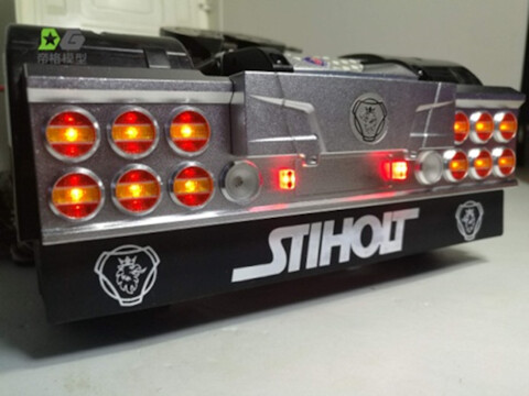 Scania rear bumper