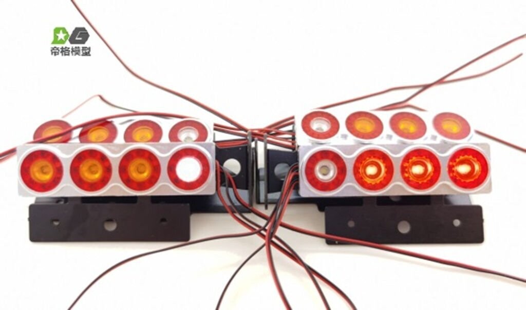 Round style Rear light - Tamiya mount