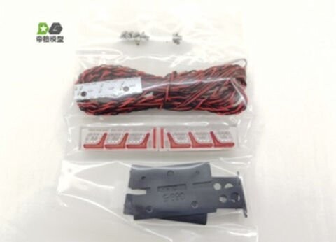 Square tail light set for tipper/trailer with brackets