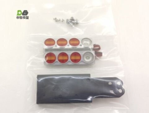 Round tail light set for Tamiya Truck with bracket