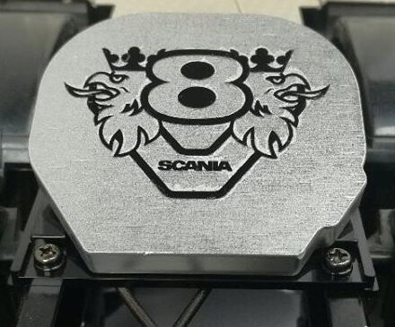 Fifth wheel cover Scania - V8