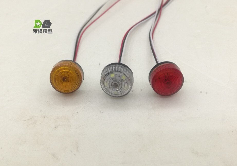RC round flat rotary beacon- amber