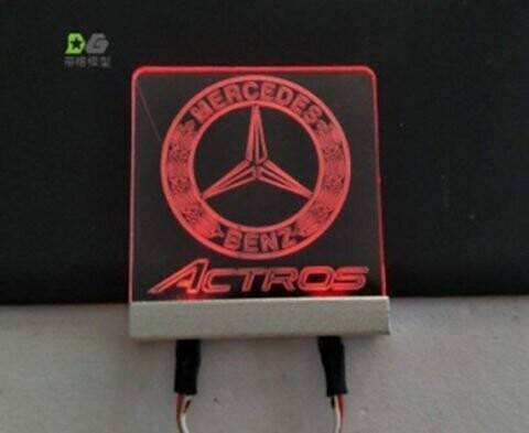 LED logo Mercedes Cab