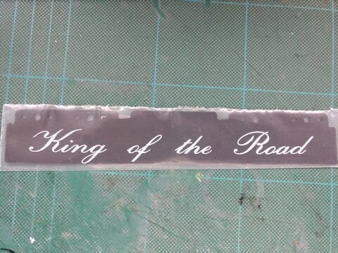 King of the Road mud flap