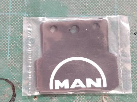 MAN - single rear mud flaps