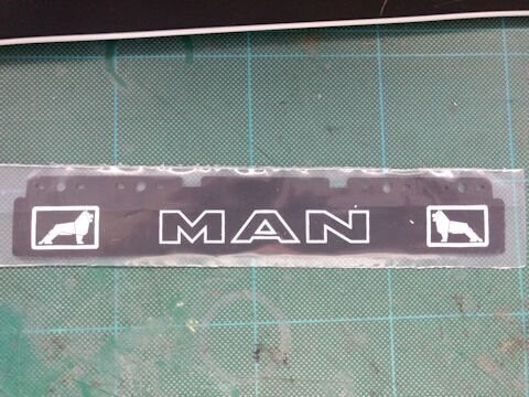 MAN mud flap