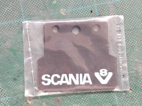 Scania V8 single rear mud flaps