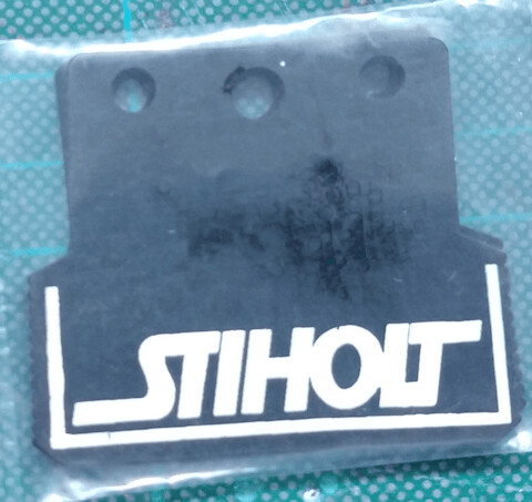 Stiholt single rear mud flaps