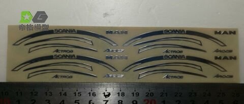 17 assorted decals
