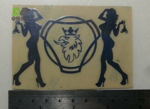 Chrome decal set- Scania Griffin with ladies