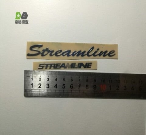 Chrome decal set- Streamline