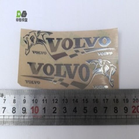 Chrome decal set- Volvo Cat