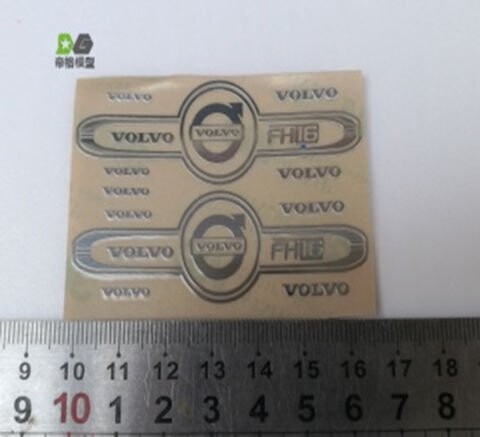 Chrome decal set- assorted Volvo bar