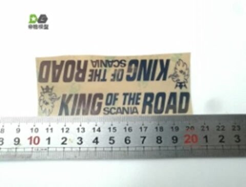 Chrome decal set- King of the Road
